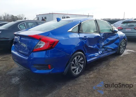 2018 Honda Civic Ex из США, поврежденный, VIN 2HGFC2F75JH558992